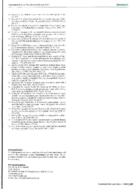 Vorschauseite 5: Immunglobuline zur Therapie GBS und CIDP
