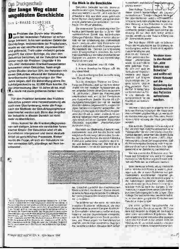Vorschauseite 1: Der lange Weg einer ungelösten Geschichte