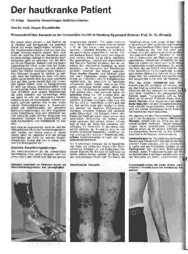 Vorschauseite 1: Der hautkranke Patient 17. Folge: Spezielle Dermatologie: Gefäßerkrankungen