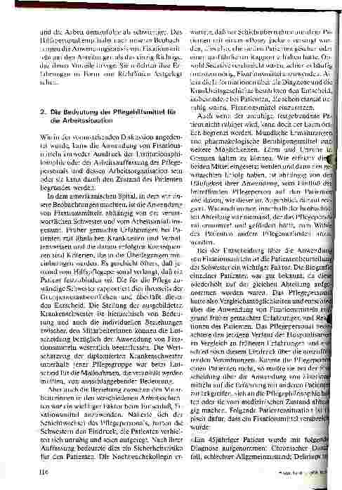 Vorschauseite 3: Patienten anbinden? Eine Untersuchung über die Anwendung von Fixationsmitteln in der Pflege // Übersetzt von Heidi Longerich