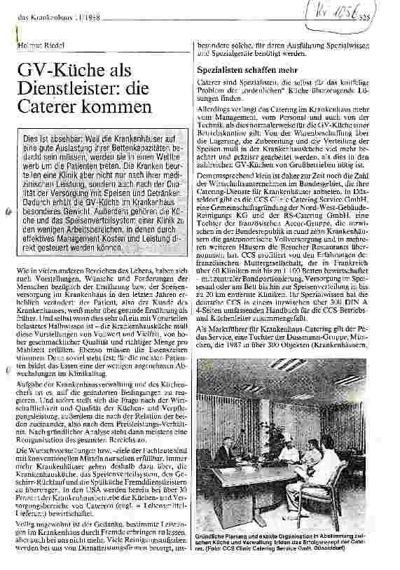 Vorschauseite 1: GV-Küche als Dienstleiter: die Caterer kommen
