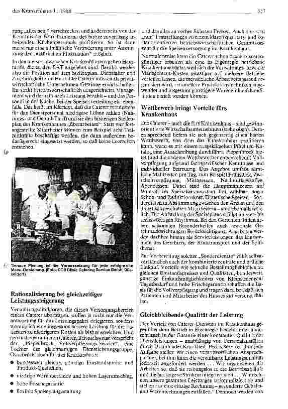 Vorschauseite 3: GV-Küche als Dienstleiter: die Caterer kommen