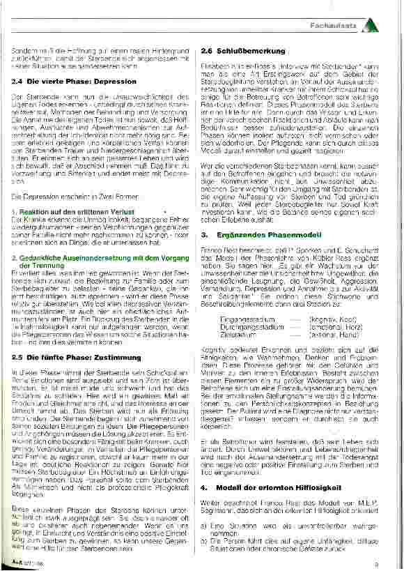 Vorschauseite 3: Sterben - Sterbebegleitung
