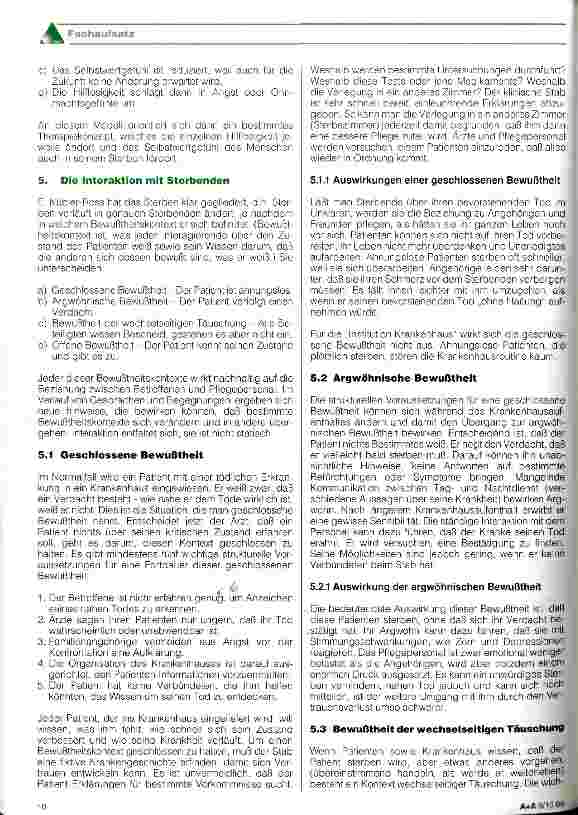 Vorschauseite 4: Sterben - Sterbebegleitung