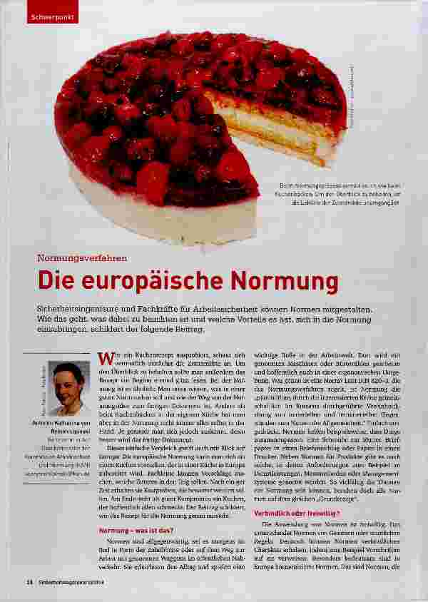 Vorschauseite 1: Die europäische Normung