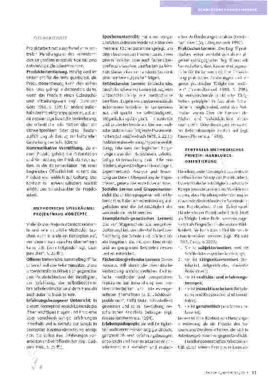Vorschauseite 2: PROJEKTNAHE METHODEN IM ÜBERBLICK