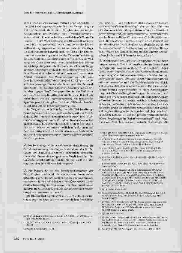 Vorschauseite 3: Personalrat und Gleichstellungsbeauftragte