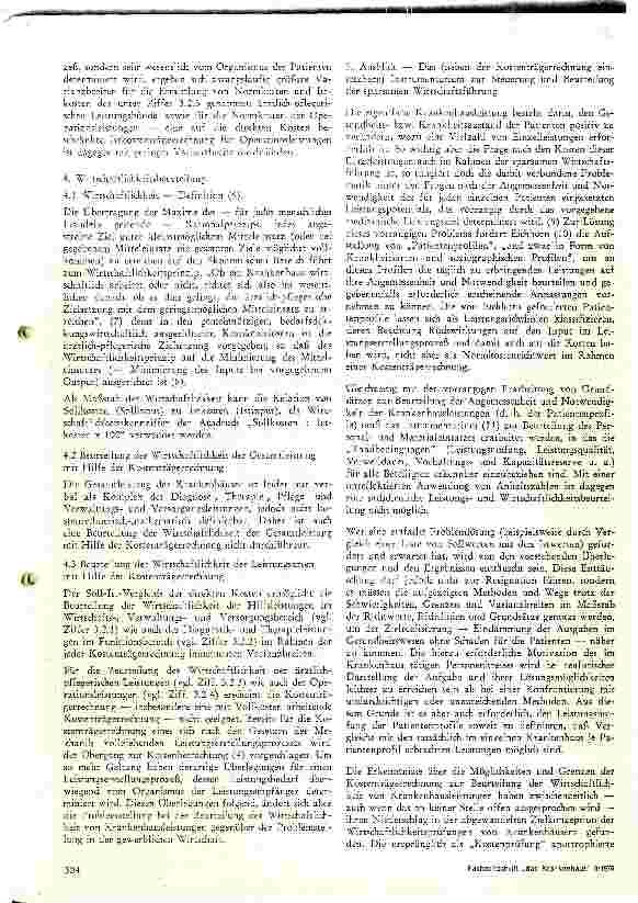 Vorschauseite 3: Die Problematik der Beurteilung der Wirtschaftlichkeit von Krankenhausleistungen mit Hilfe der Kostenträgerrechnung