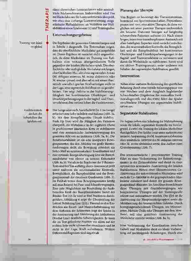Vorschauseite 3: Segméntale Stabilisation bei Leistenschmerz