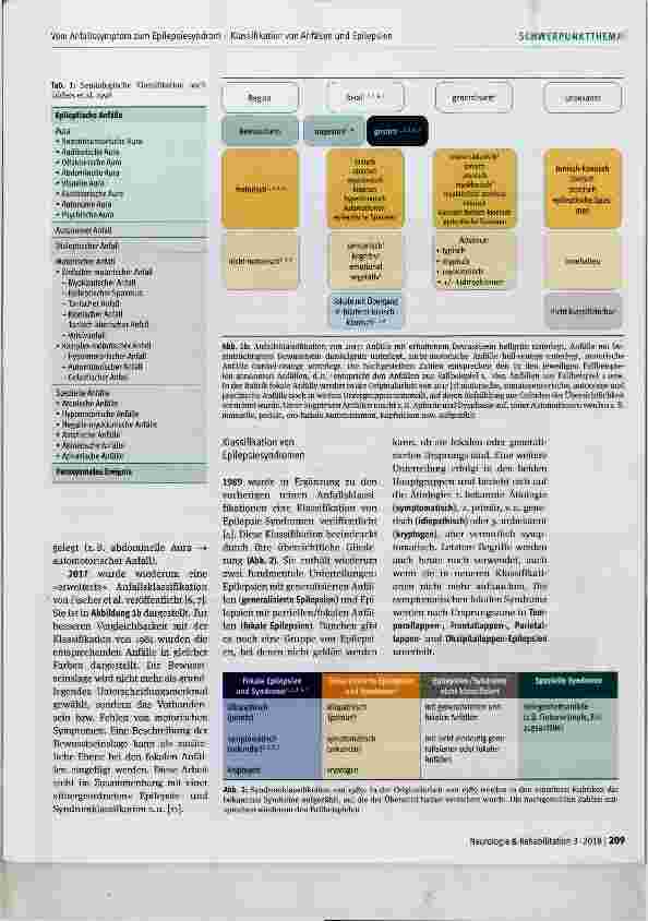 Vorschauseite 3: Vom Anfallssymptom zum Epilepsiesyndrom Klassifikation von Anfällen und Epilepsien