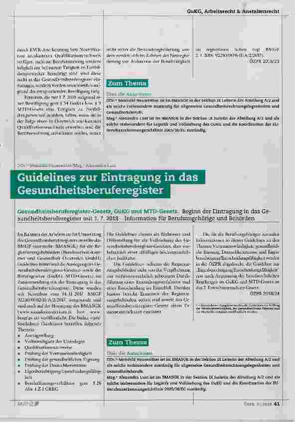 Vorschauseite 3: Information über Bestandsregistrierung gemäß § 26 GBRG