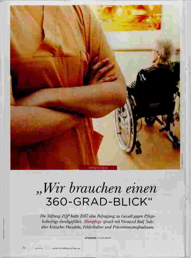Vorschauseite 1: Wir brauchen einen 360-GRAD-BLICK