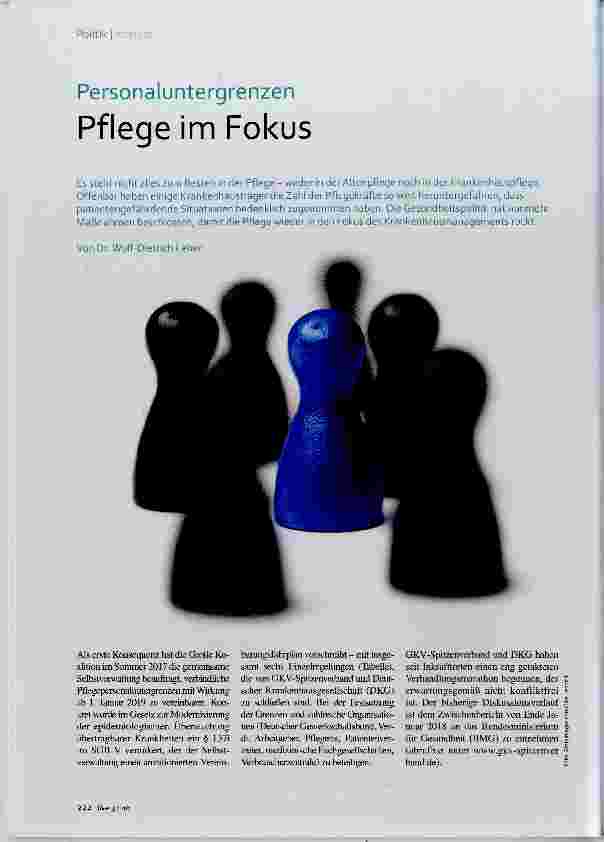 Vorschauseite 1: Pflege im Fokus