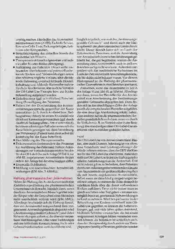 Vorschauseite 5: Off-Label-Use von Arzneimitteln Chancen und Risiken