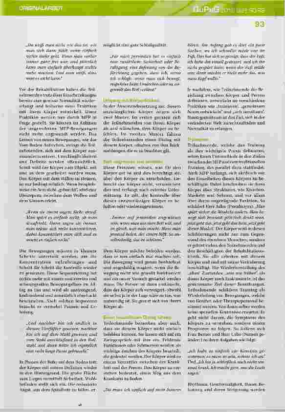 Vorschauseite 4: „Kann ich mir das überhaupt zumuten?“ Wie Menschen mit zerebralem Insult und Multipler Sklerose die mobilitätsfördernde Pflegeintervention auf dem Boden erleben.