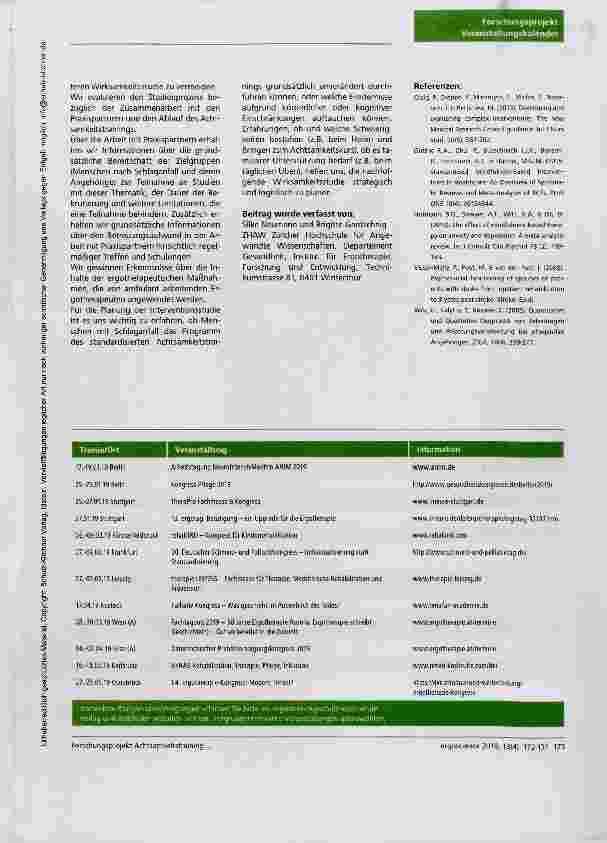 Vorschauseite 2: Achtsamkeitstraining in der ergotherapeutischen Behandlung bei Menschen nach Schlaganfall und ihren Angehörigen (Achtsamkeit bei Schlaganfall)