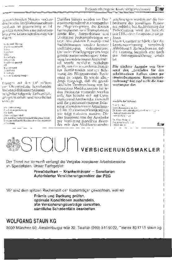 Vorschauseite 5: Patientenbezogene Kostenträgerrechnung