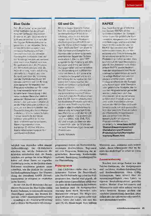 Vorschauseite 2: GSp CE und Co. im Arbeitsschutz