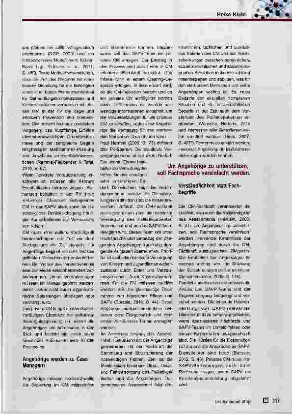 Vorschauseite 2: Angehörige als private Case Manager