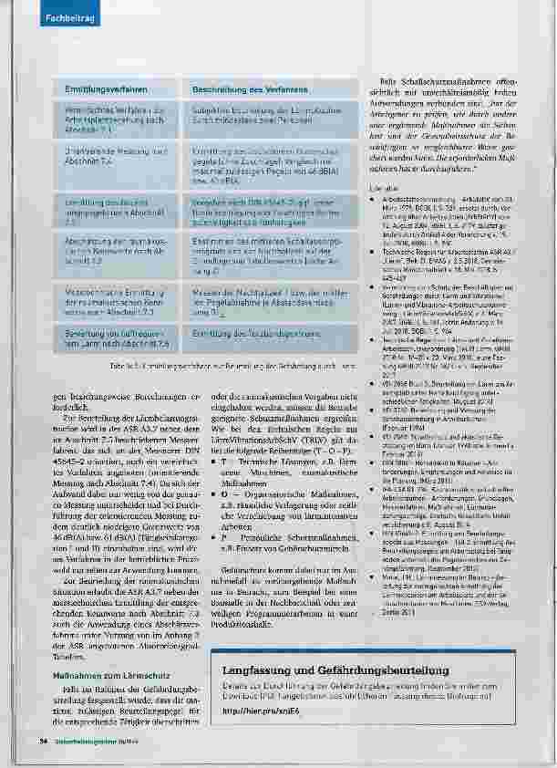 Vorschauseite 5: Vorgaben für die akustische Gestaltung von Arbeitsplätzen