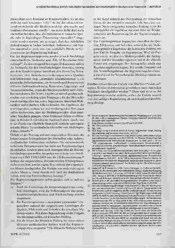 Vorschauseite 3: Einfuhr von AAedizinprodukten aus Deutschland in die Russische Föderation: Überblick, Besonderheiten und Neuentwicklungen
