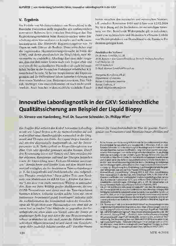 Vorschauseite 6: Einfuhr von AAedizinprodukten aus Deutschland in die Russische Föderation: Überblick, Besonderheiten und Neuentwicklungen