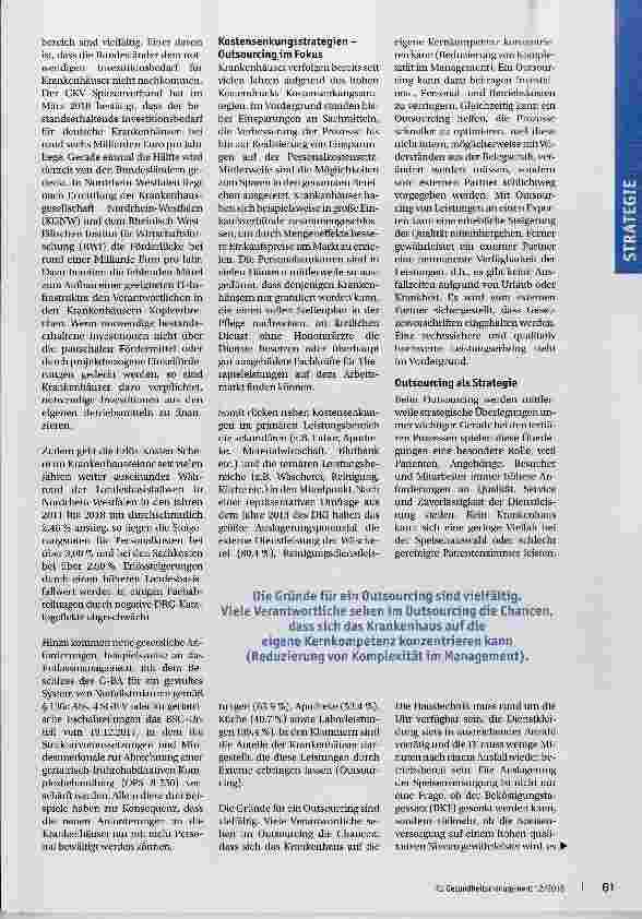 Vorschauseite 2: Leistungen selbst erbringen oder auslagern?