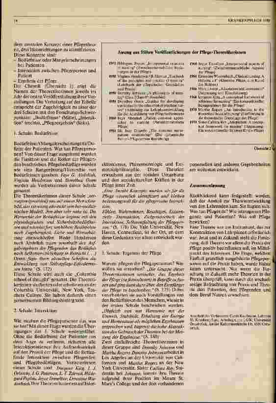 Vorschauseite 3: Amerikanische Pflegetheorien von 1955 - 1985 Entwicklungsstufen - Schulen/Ideenrichtungen