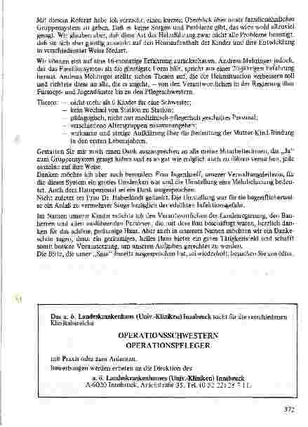 Vorschauseite 3: Das Gruppensystem im Kinderheim Arzl