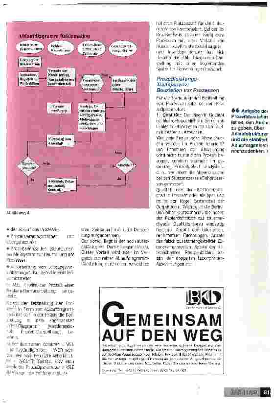 Vorschauseite 5: Prozeßmanagement - Schlüssel zur Kostensenkung im Krankenhaus Die meisten Probleme entstehen an den Schnittstellen