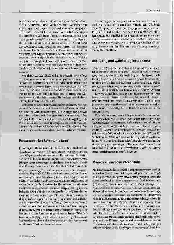 Vorschauseite 2: Demenz: Die Person hinter der Krankheit verstehen