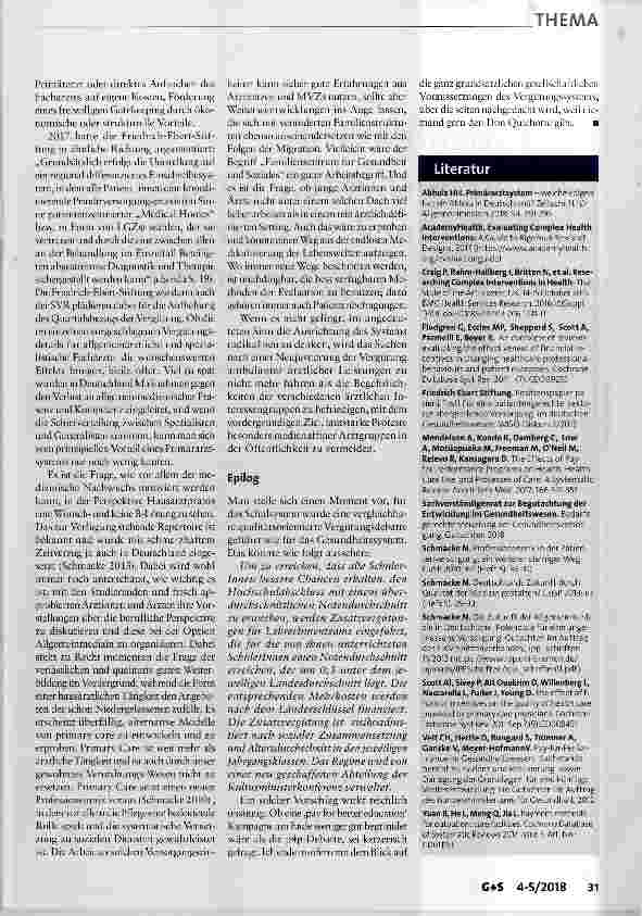 Vorschauseite 3: Anforderungen an ein modernes Vergütungssystem aus medizinischer Sicht