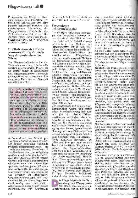 Vorschauseite 2: Hat der Pflegeprozeß ausgedient? Wird es Zeit für den Prozeß in der Pflege?