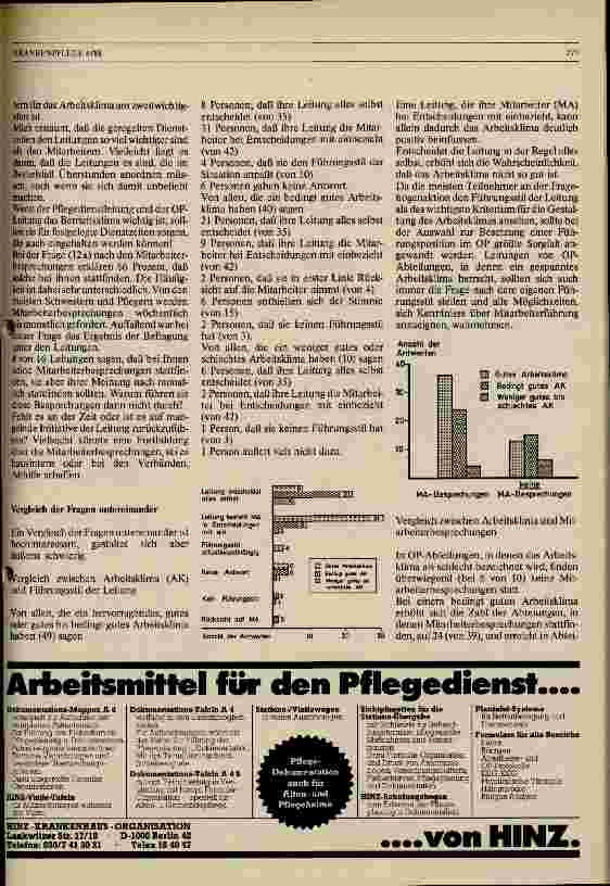 Vorschauseite 4: Beeinflußbare Faktoren des Arbeitsklimas im OP