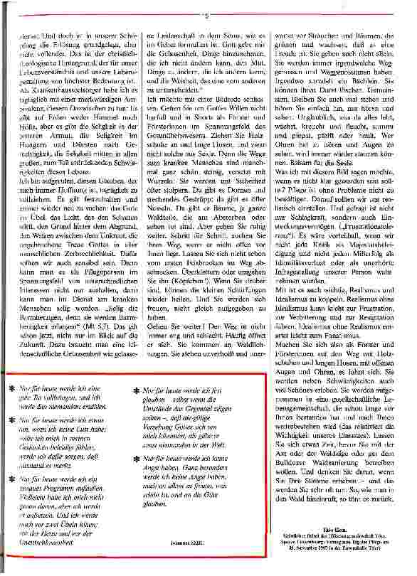 Vorschauseite 4: Pflege an der Grenze - Grenzen der Pflege Im Widerstreit unterschiedlicher Interessen