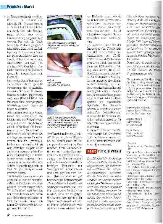 Vorschauseite 3: Immer im Brennpunkt: Dekubitusprophylaxe Eine Produktstudie aus der Paulinen Klinik Wiesbaden