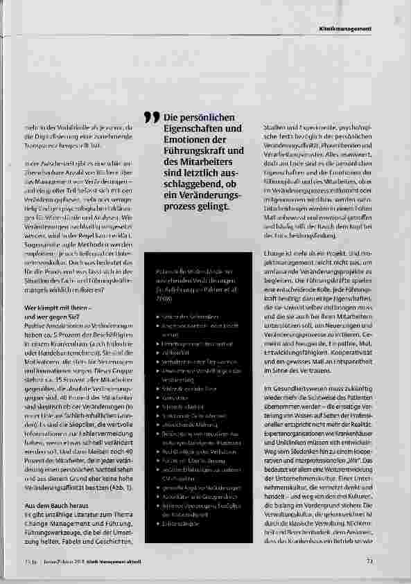 Vorschauseite 2: Change ja Management nein