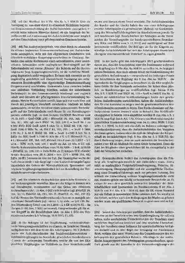 Vorschauseite 4: Krankenversicherungsrecht Aufsicht über die Krankenkassen - Zustimmung zur Änderung eines Vorstandsdienstvertrages (hier: Erhöhung einer Vorstandsvergütung)§ 35 Abs. 6a S. 1 SGB I…