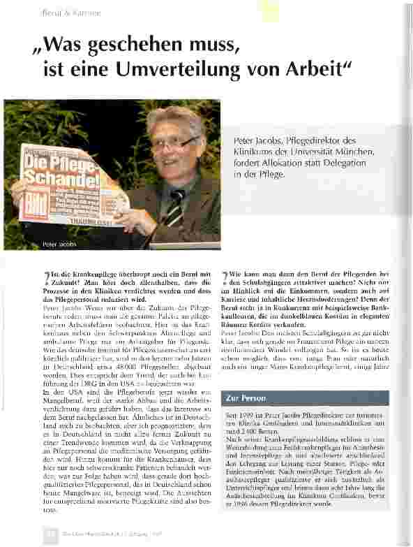 Vorschauseite 1: „Was geschehen muss, ist eine Umverteilung von Arbeit