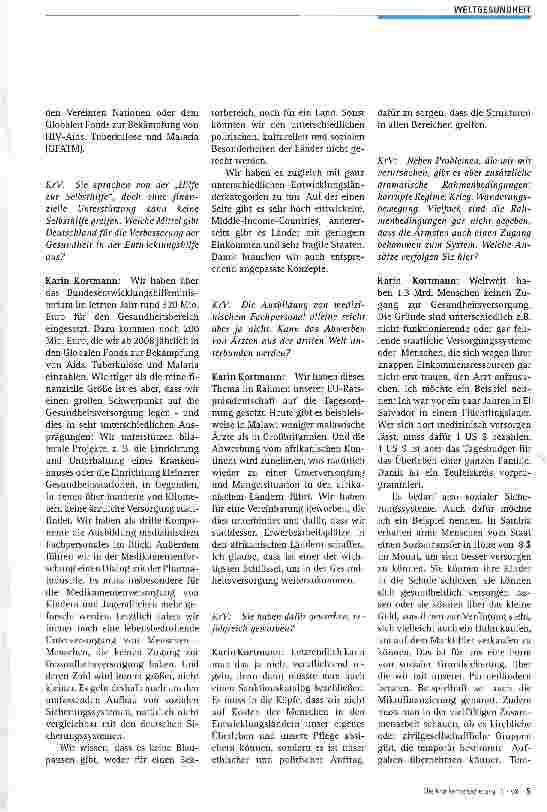 Vorschauseite 2: Wir sehen uns in einer Weltverantwortung