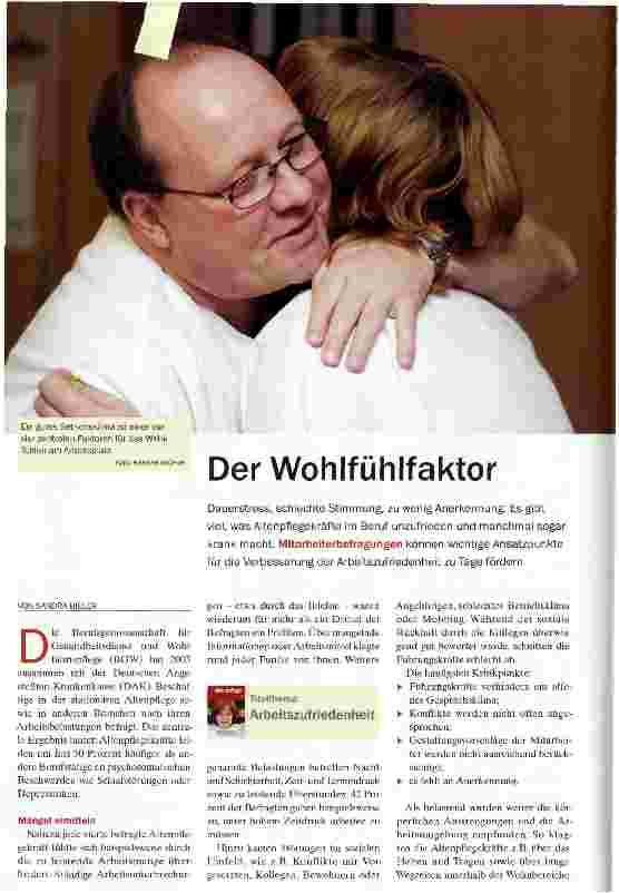 Vorschauseite 1: Der Wohlfühlfaktor