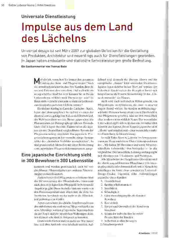 Vorschauseite 1: Impulse aus dem Land des Lächelns