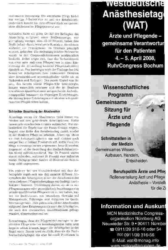 Vorschauseite 2: Berufliche Chancen für Absolventen von Pflegestudiengängen in Hessen