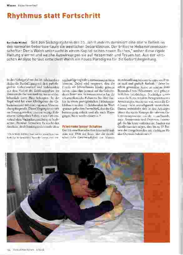 Vorschauseite 1: Rhythmus statt Fortschritt
