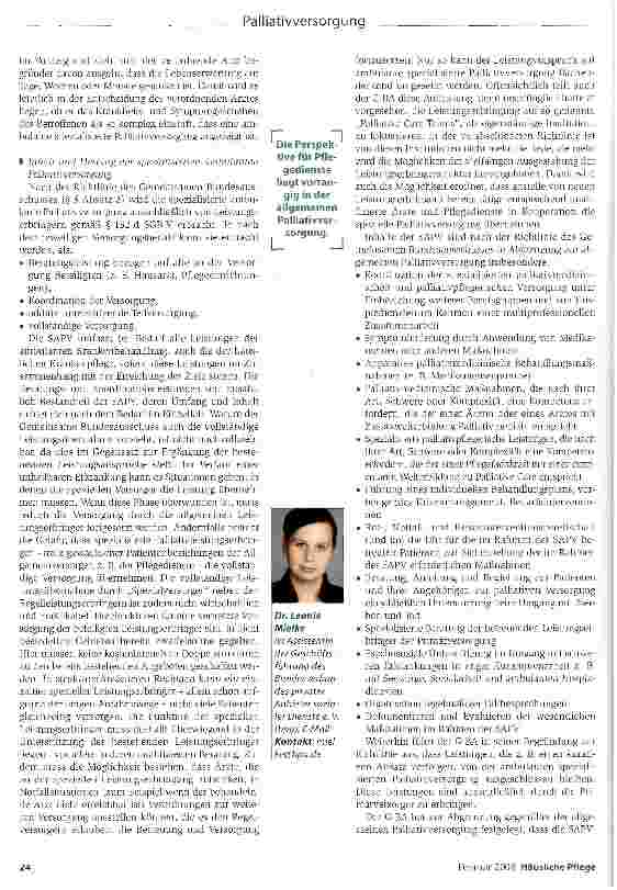 Vorschauseite 5: Sterbende Menschen professionell versorgen