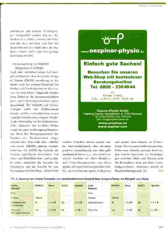 Vorschauseite 6: Untersuchung bei spastischer Zerebralparese