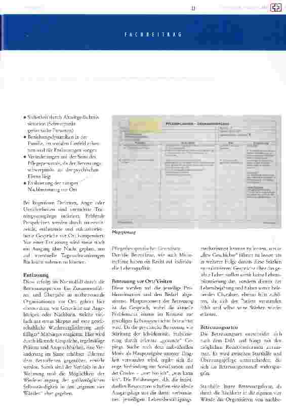 Vorschauseite 4: Übergangspflege-Entlassunssmanagement auf der Psychiatrie