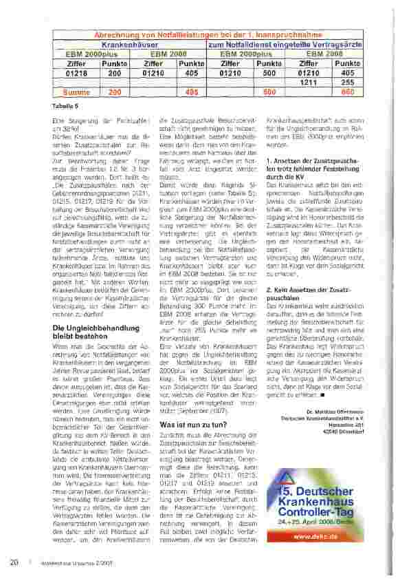 Vorschauseite 4: Die Not mit dem Notfall
