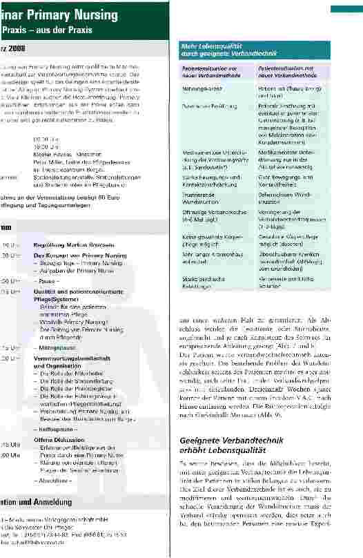 Vorschauseite 5: Verbandtechnik für Fistelpatienten