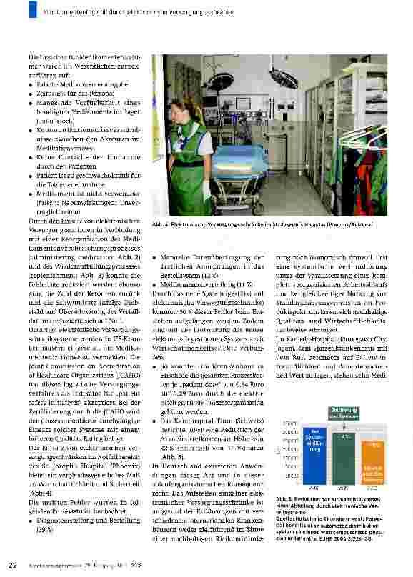 Vorschauseite 3: Medikamentenlogistik durch elektronische Versorgungsschränke